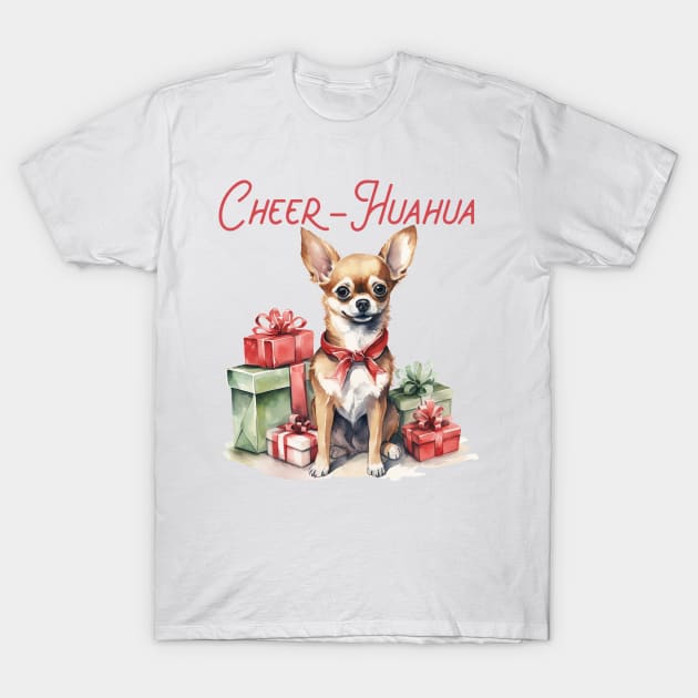 Cheer Huahua T-Shirt by MZeeDesigns